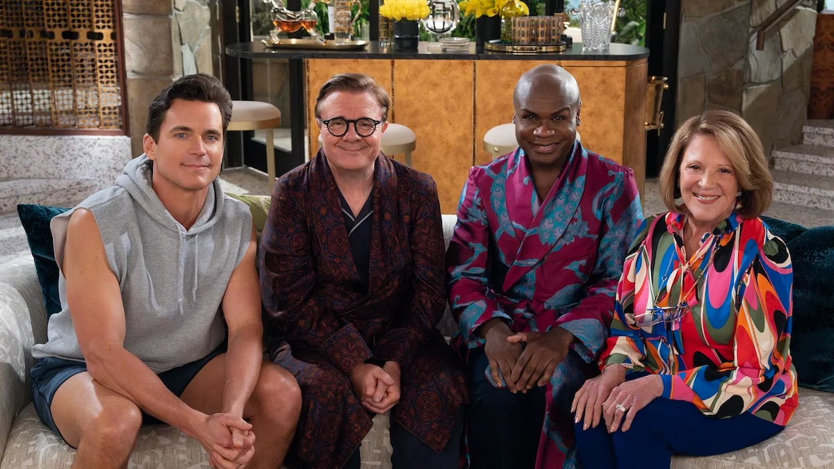 Matt Bomer, Nathan Lane, Nathan Lee Graham and Linda Lavin ©Image Credit: Disney/Chris Haston