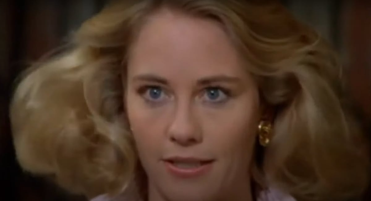 Cybill Shepherd as Maddie Hayes in a still from Moonlighting (1985-1989) | ©Image Credit: Walt Disney Company