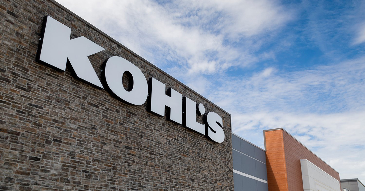 The exterior of a Kohl's store | ©Image Credit: Kohl's