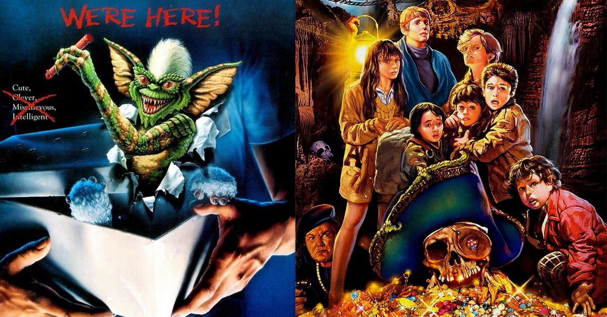 Movie posters for Gremlins and The Goonies | ©Image Credit: Warner Bros.