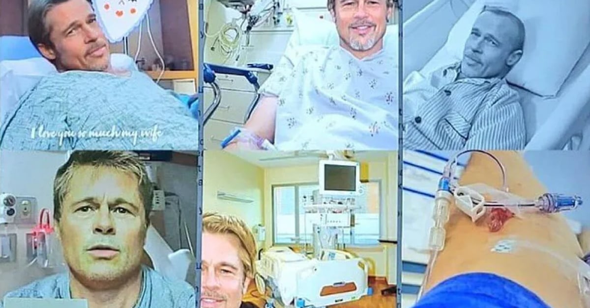 The AI-generated images of Brad Pitt used by fraudsters to scam the French woman