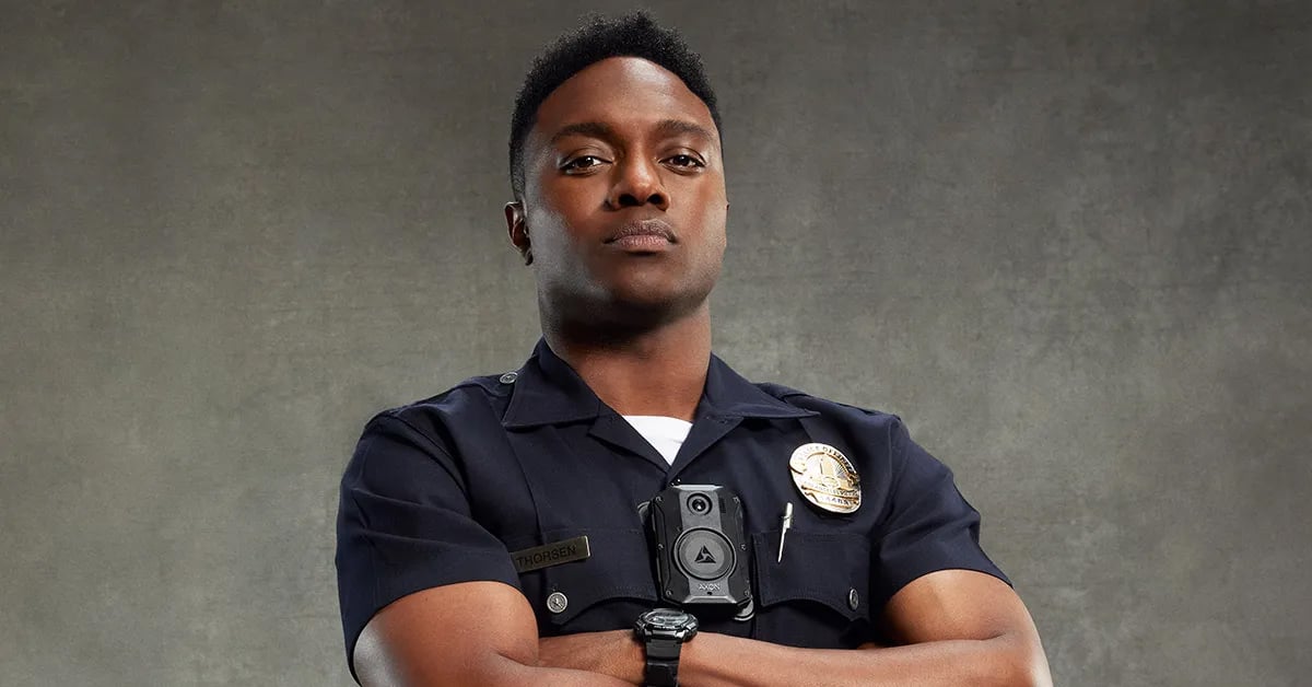 Tru Valentino as Officer Aaron Thorsen on 'The Rookie' | ©Image Credit: ABC