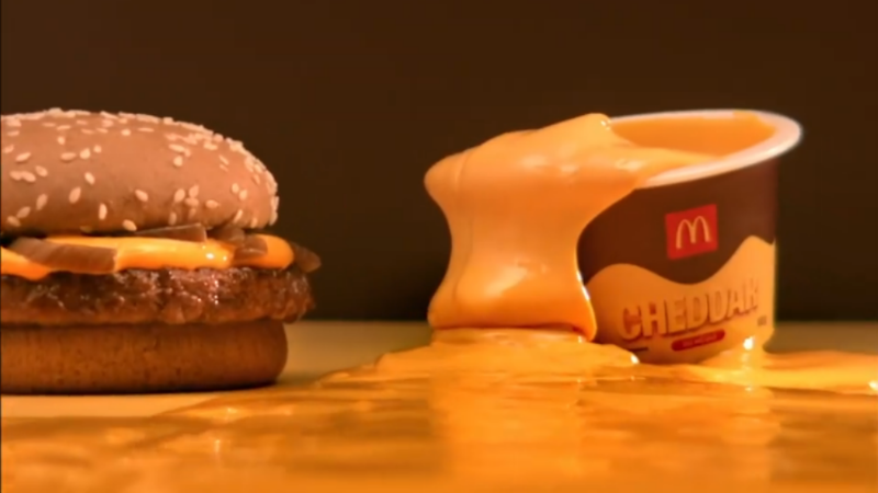 Cheddar Cheese Pool — McDonald's Brazil offering | ©Image Credit: Instagram / mcdonalds_br