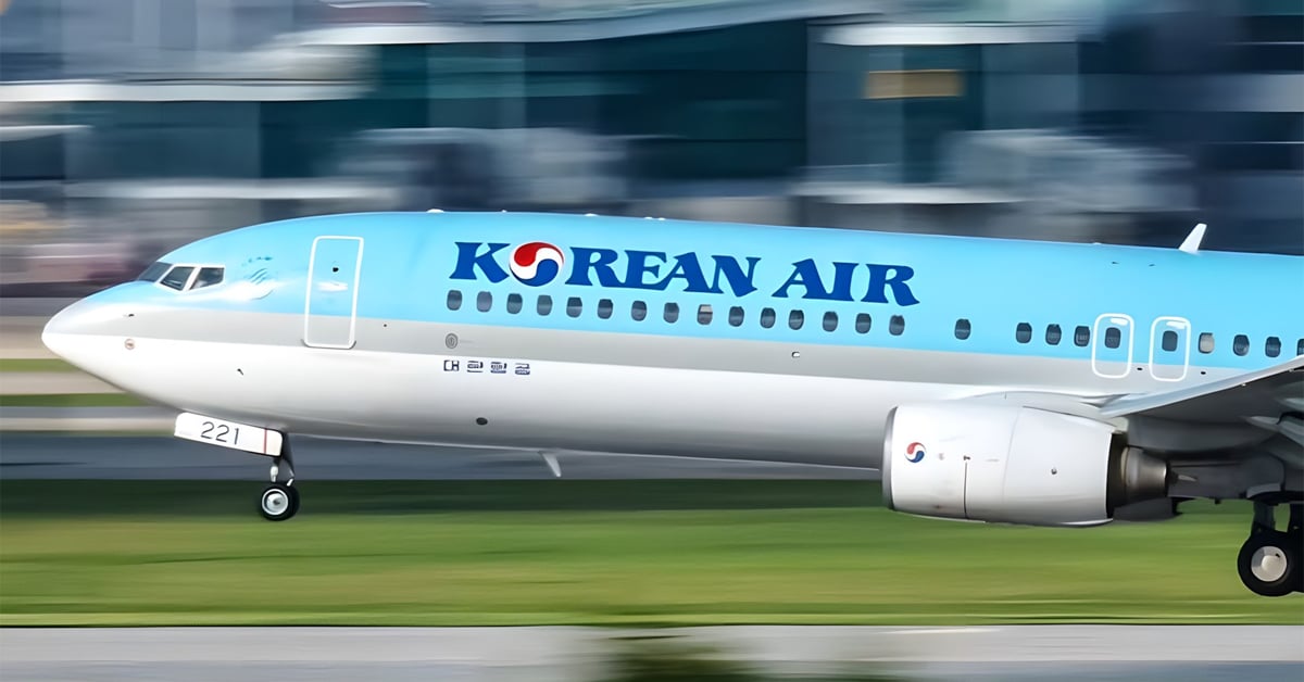 An airplane of Korean Air taking off | ©Image Credit: Korean Air/Facebook