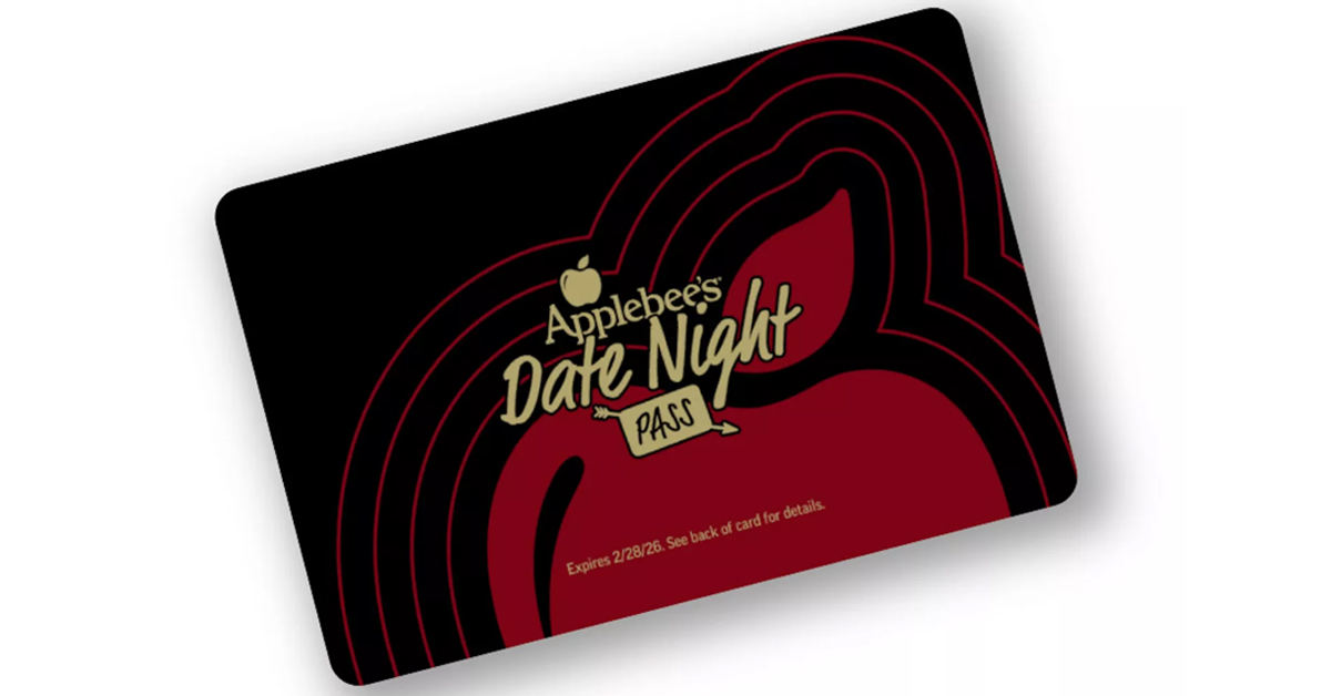 Applebee's Date Night Pass | ©Image Credit: Applebee's