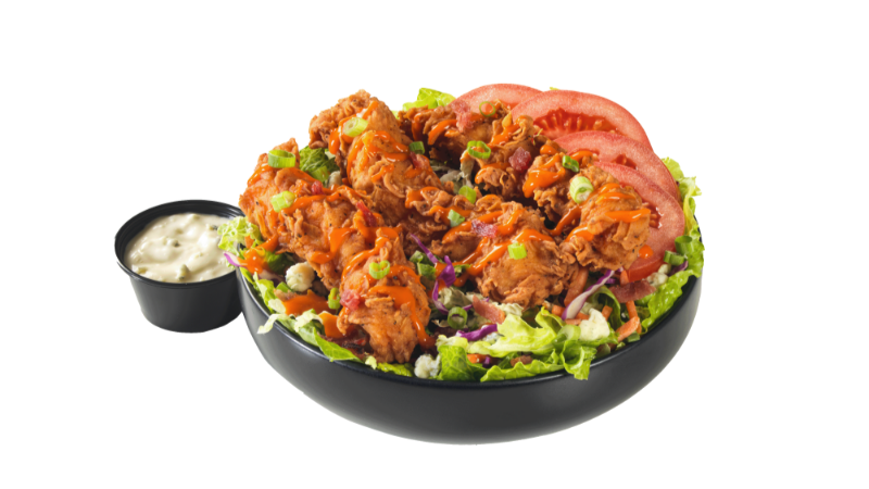 10 Fast-Food Salads Packed With More Calories Than an Actual Burger 5 Buffalo Wild Wings’ Crispy Buffalo Chicken Salad