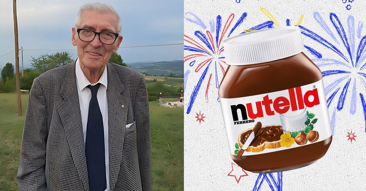 Francesco Rivella and a jar of Nutella | ©Image Credit: Rotary/ROPI and Nutella/Instagram