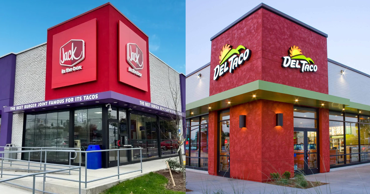 Jack in the Box and Del Taco restaurants | ©Image Credit: Jack in the Box