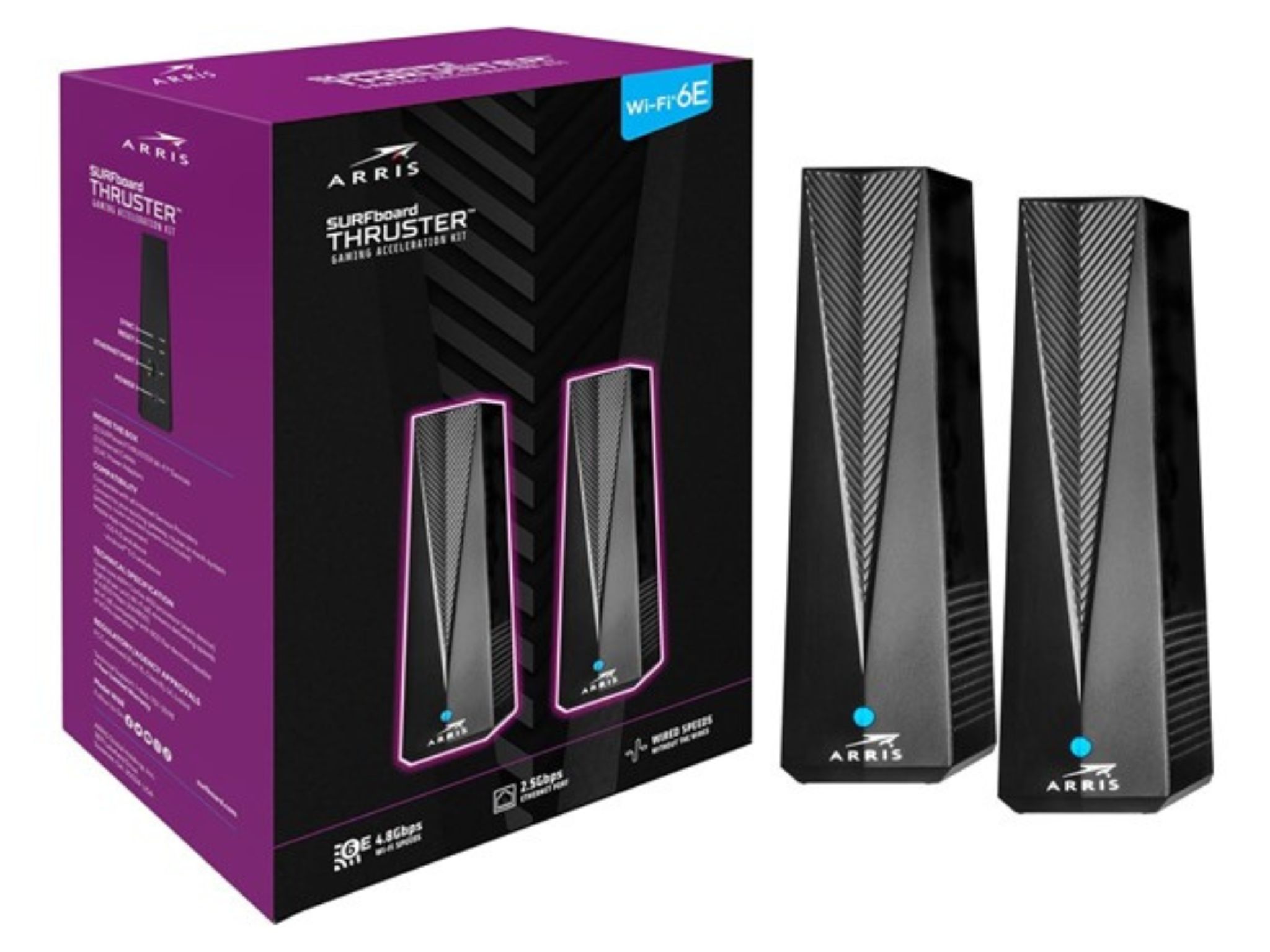ARRIS Surfboard Thruster Wi-Fi 6E Gaming Router Kit ©Image Credit: ARRIS Surfboard