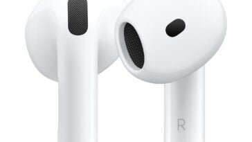 Apple AirPods 4 with Noise Cancellation ©Image Credit: Apple