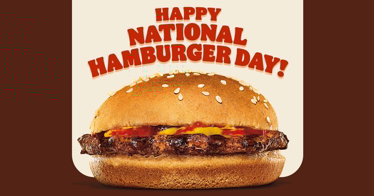 Burger King is giving away free food for one week in celebration of National Hamburger Day | ©Image Credit: Burger King