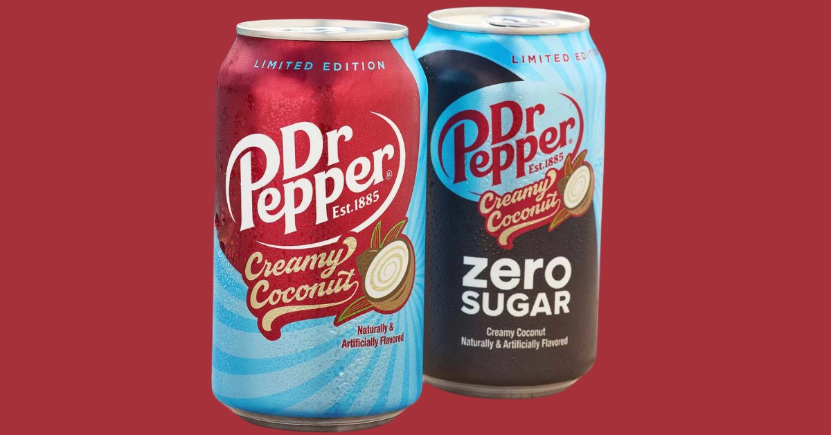 Dr Pepper’s Creamy Coconut Flavor | ©Image Credit: Dr Pepper