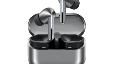 The Silver Samsung Galaxy Buds 3 Pro ©Image Credit: Samsung