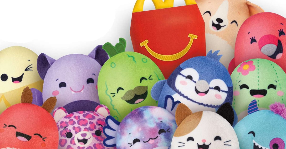 Squishmallow toys exclusive to McDonald's Happy Meal | ©Image Credit: McDonald's