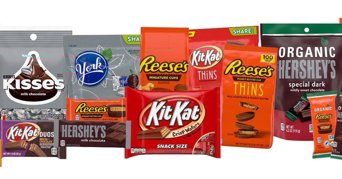 The Hershey Company's chocolate products | ©Image Credit: The Hershey Company