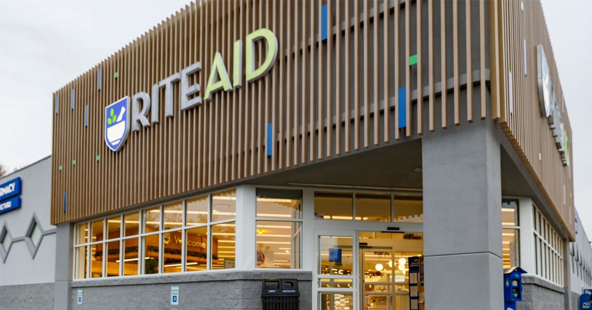 The exterior of a Rite Aid store | ©Image Credit: Rite Aid