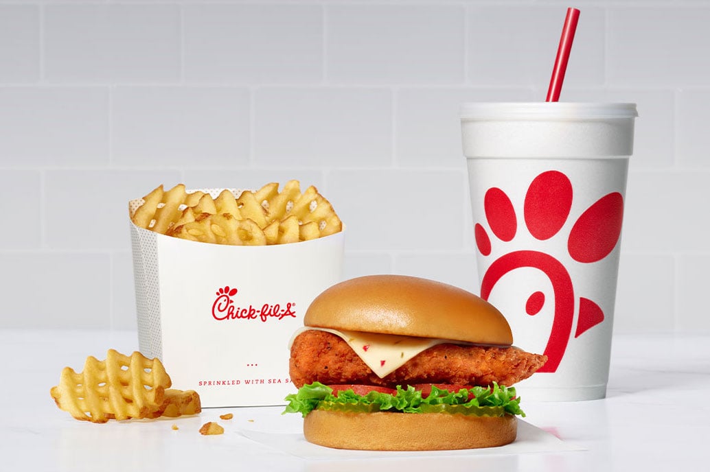 The top 15 fast food chains nationwide, ranked by sales 14 Chick-fil-A has a All-You-Can-Eat Location in Oklahoma ©Image Credit: Chick-fil-A