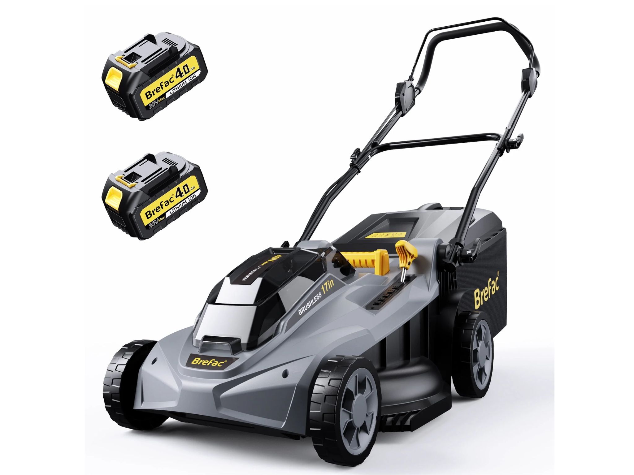 Brefac 17-inch Cordless Lawn Mower ©Image Credit: Brefac