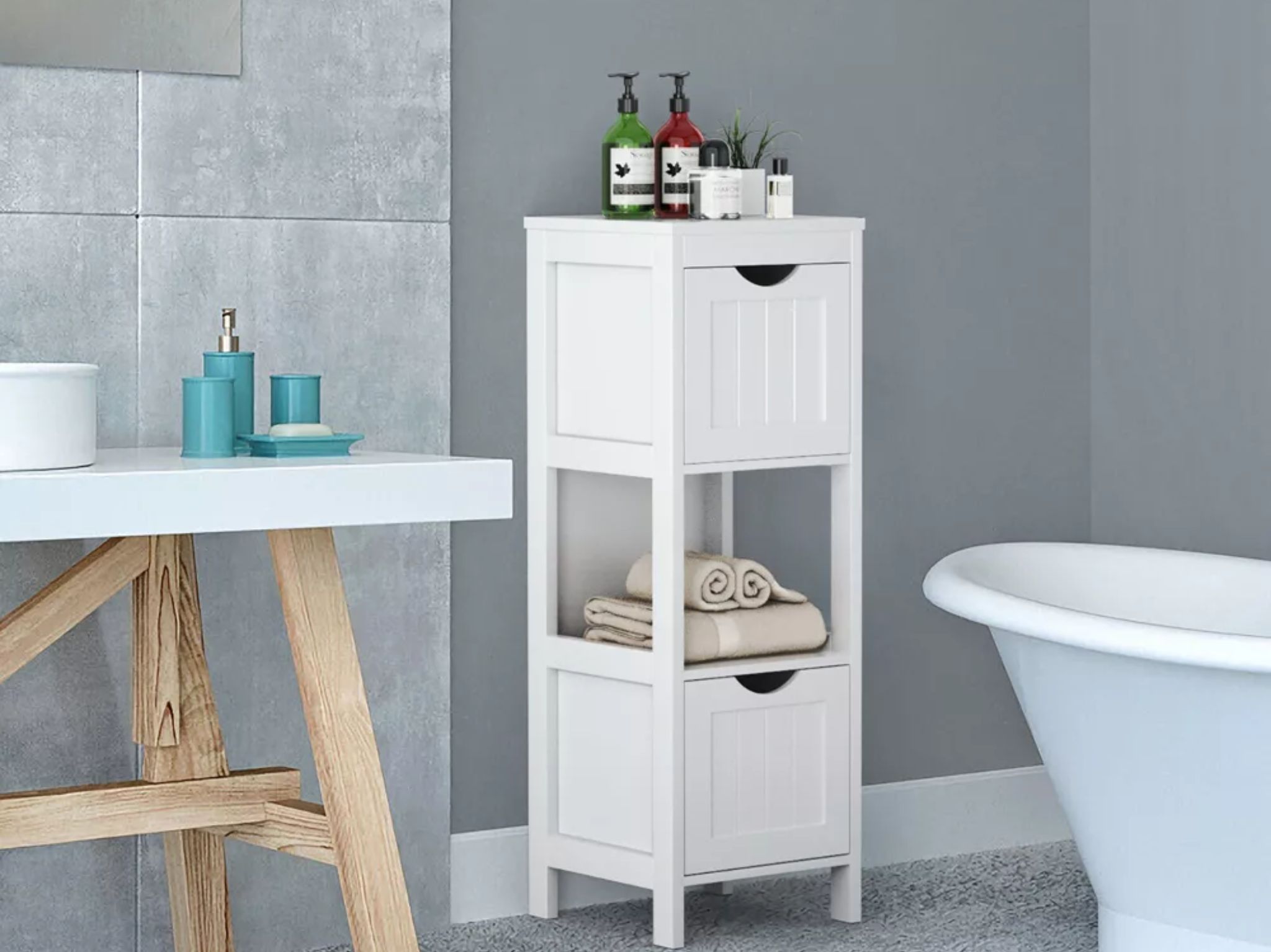 Costway Floor Cabinet ©Image Credit: Costway