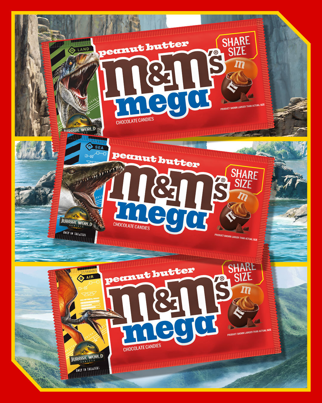 M&M’S Teams Up with Jurassic World for Special Packs 2 M&M'S Jurassic World Rebirth special packs | ©Image Credit: Mars, Incorporated