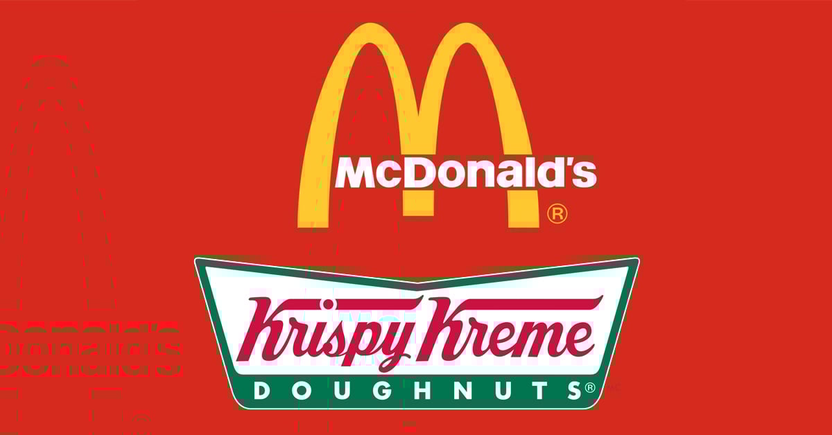 McDonald's and Krispy Kreme end their parnership | ©Image Credit: McDonalds, Krispy Kreme