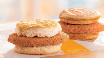 McDonald’s brings back the McChicken Biscuit and Chicken McGriddles for a limited time | ©Image Credit: McDonald's