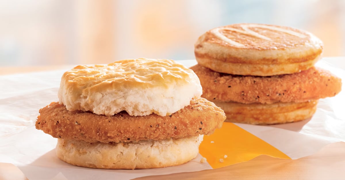 McDonald’s brings back the McChicken Biscuit and Chicken McGriddles for a limited time | ©Image Credit: McDonald's