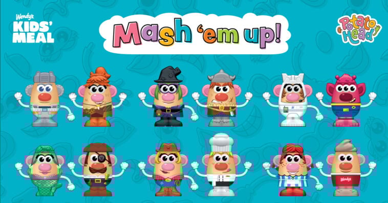 The new Potato Head Kids’ Meal toys at Wendy's | ©Image Credit: Wendy's