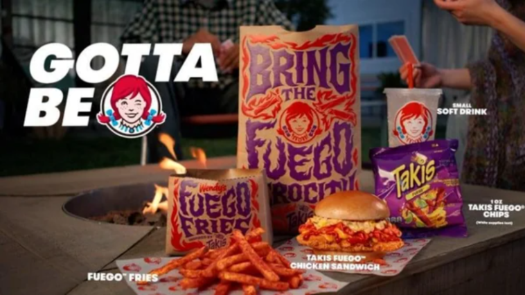 Takis Wendy's Takis Fuego Meal ©Image Credit: Reddit / TheJohnnyBlaze Meal