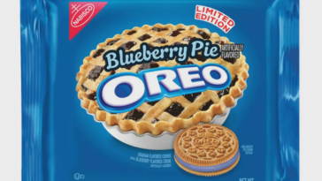 Oreo Blueberry Pie