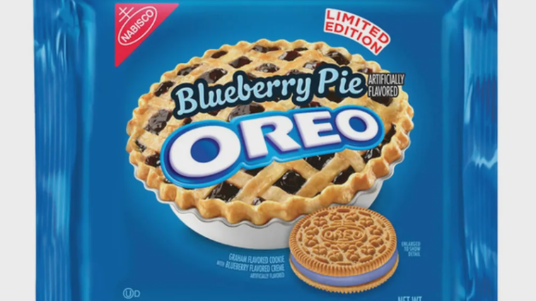 Oreo Blueberry Pie