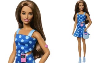 Barbie Doll with Type 1 Diabetes | ©Image Credit: Mattel