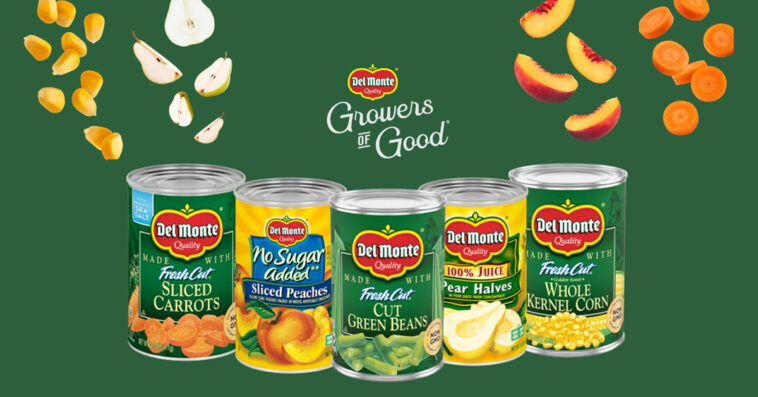 Del Monte Foods canned fruits and vegetables | ©Image Credit: Del Monte Foods/Facebook