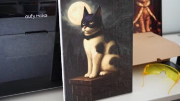 The EufyMake E1 UV Printer produces museum-like prints at home ©Image Credit: GEEKSPIN