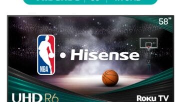 Hisense R6 58-Inch Roku TV ©Image Credit: Hisense