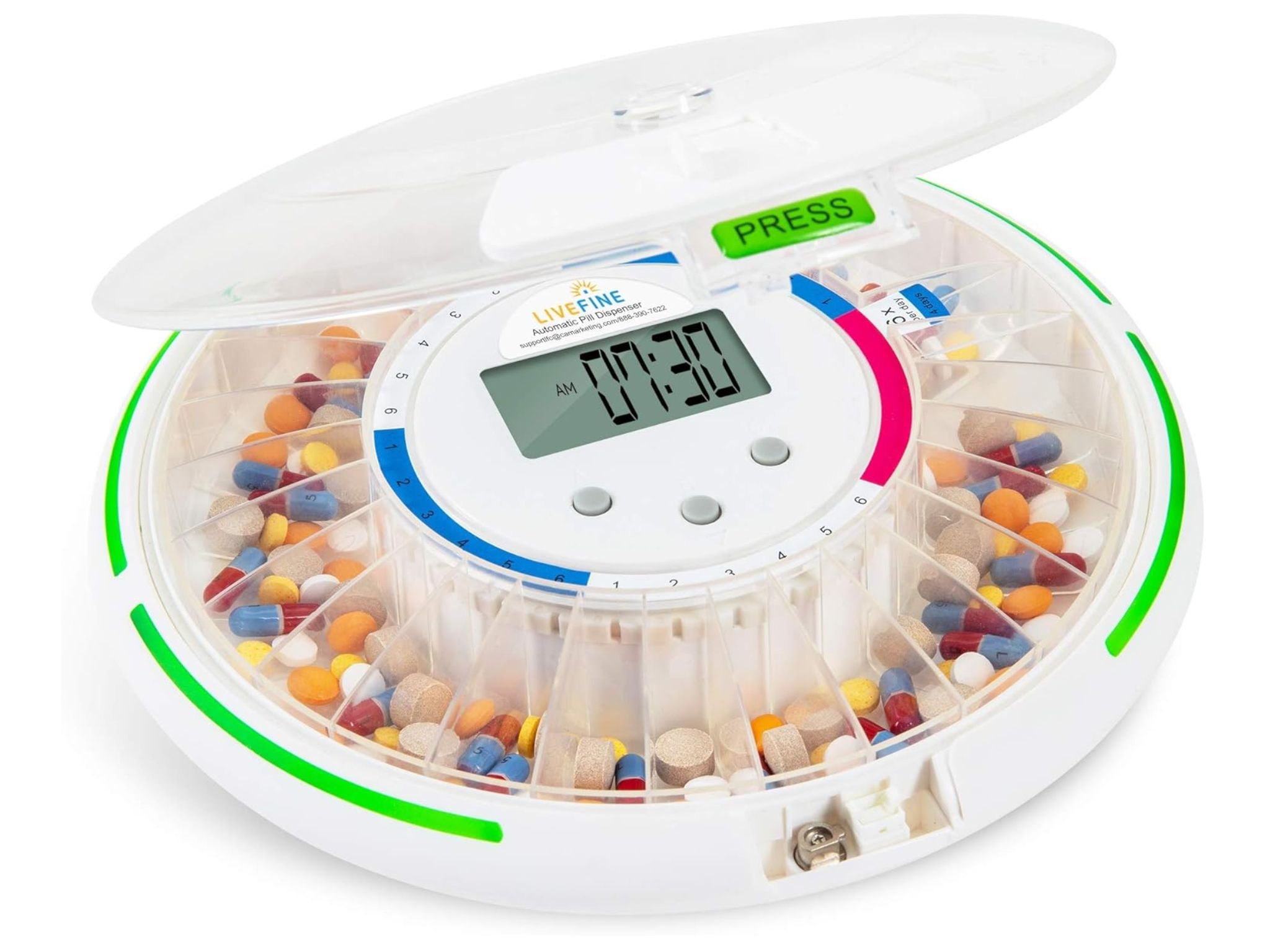 10 Best Gadgets for Seniors in 2025 7 Live Fine Automatic Pill Dispenser ©Image Credit: Live Fine