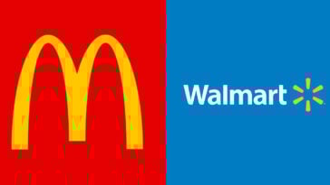 McDonald’s and Walmart face major backlash as a nationwide boycott kicks off over tax avoidance, DEI cuts, and worker exploitation. | ©Image Credit: McDonald's, Walmart