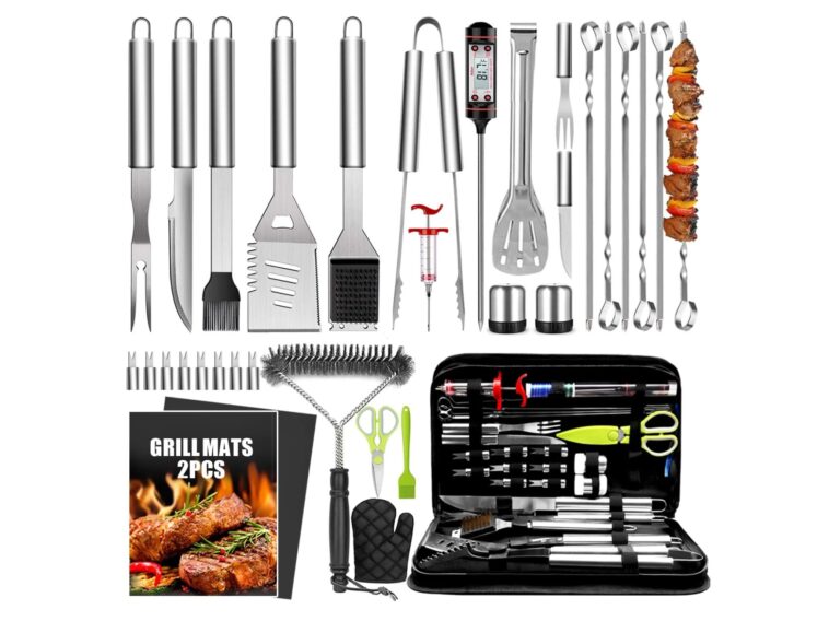 Mibote 34 Pieces Grill and BBQ Accessories ©Image Credit: Mibote