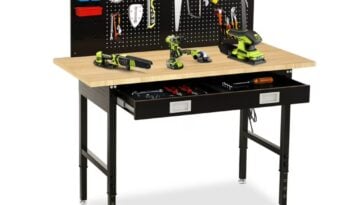 Muwood 60-inch Workbench with Drawers ©Image Credit: Muwood