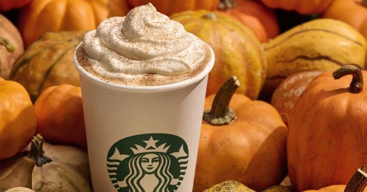 Starbucks welcomes fall early with the return of its iconic Pumpkin Spice Latte, arriving in stores August 26 | ©Image Credit: Starbucks