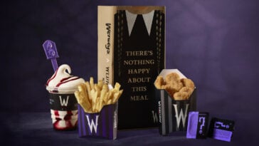 There’s Nothing Happy About This Meal: Wendy’s and Wednesday Cook Up a “Meal of Misfortune” ©Image Credit: Wendy's