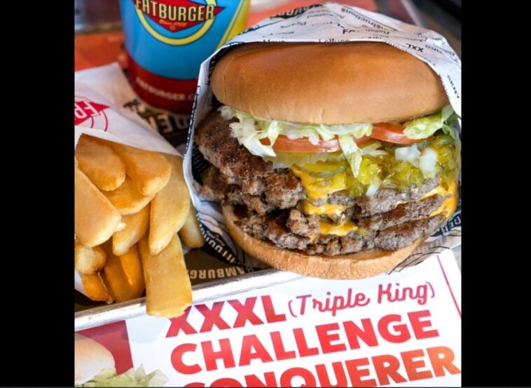 Fatburger's Triple King Burger | ©Image Credit: Facebook / Fatburger