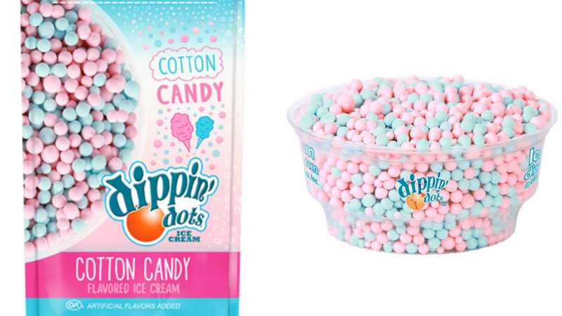 Dippin' Dots Cotton Candy Flavored Ice Cream