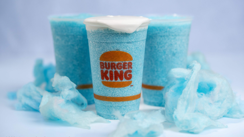 Frozen Cotton Candy ©Image Credit: Burger King