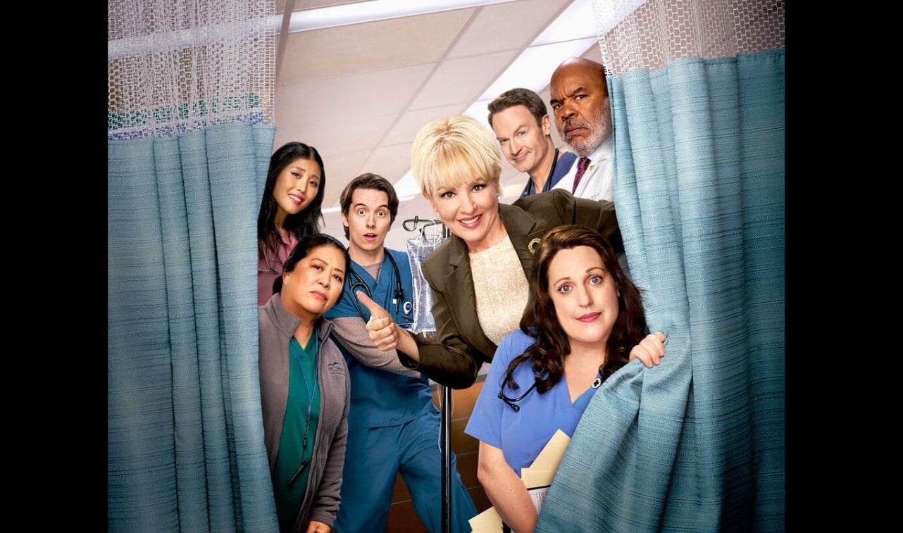 Every NBC Show Cancelled and Renewed for 2025 12 David Alan Grier, Wendi McLendon-Covey, Kaliko Kauahi, Allison Tolman, and Kahyun Kim in St. Denis Medical (2024)