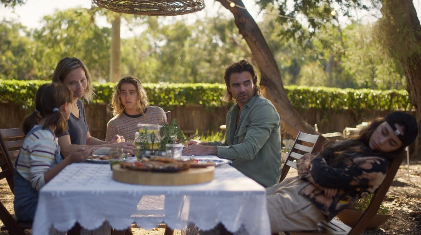 Every Netflix Show Cancelled and Renewed for 2025 7 Asmara Feik, Adrienne Pickering, Dustin Clare, Kai Lewins, and Sky Katz in Surviving Summer (2022)