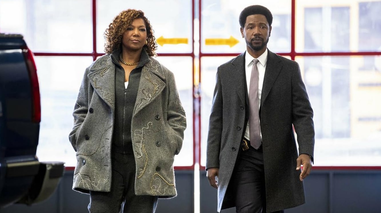 Queen Latifah and Tory Kittles in The Equalizer (2021)