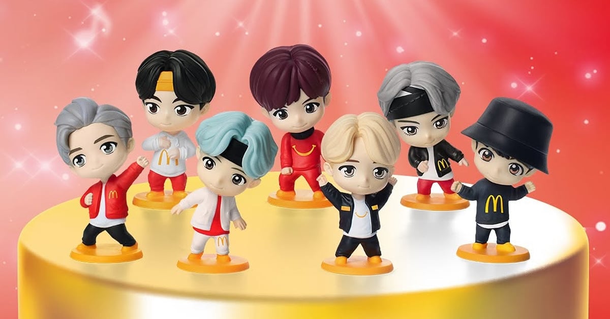 BTS's TinyTAN is finally taking over McDonald's Happy Meal. | ©Image Credit: McDonald's