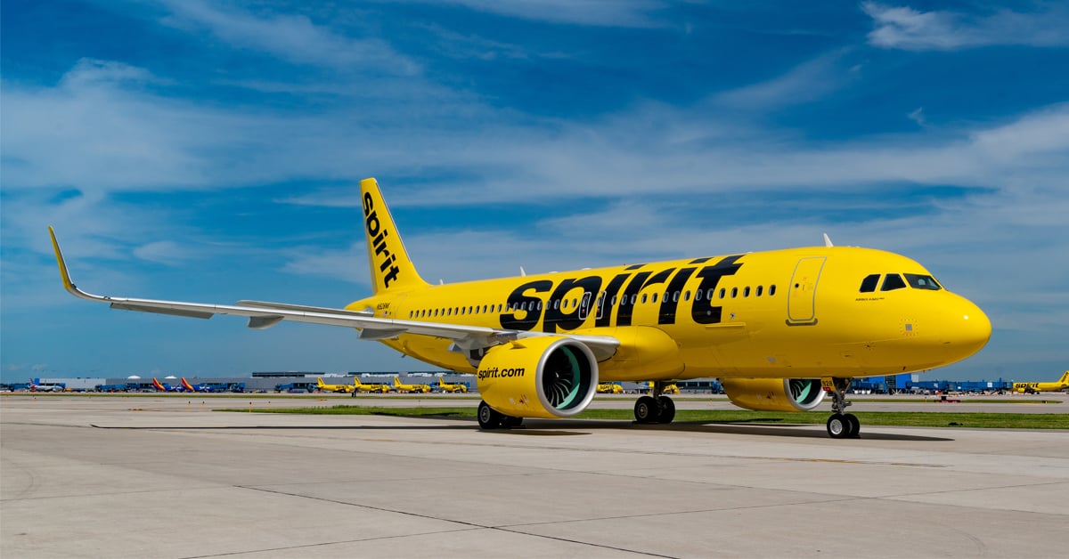 Financial turbulence sends Spirit Airlines back to bankruptcy court for the second time. | ©Image Credit: