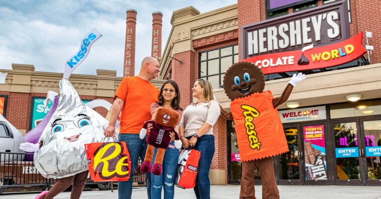 From Kisses to Reese's, these beloved Hershey brands are all bracing for a price hike. Here's why your snacks may cost more. | ©Image Credit: Hershey's Chocolate World (Hershey PA)/Facebook